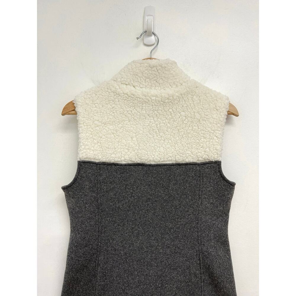 Title Nine Callitrix Sherpa Fleece Funnel Neck Tunic Vest Dress Hiking - Small - Picture 5 of 13
